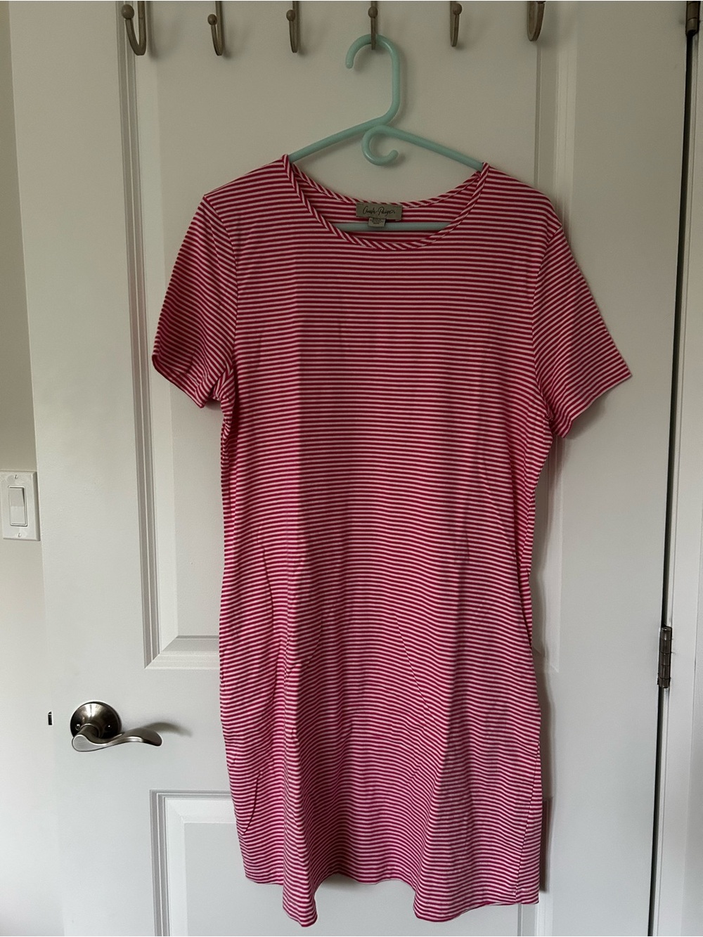 Charlie Paige Pink & White Striped Top